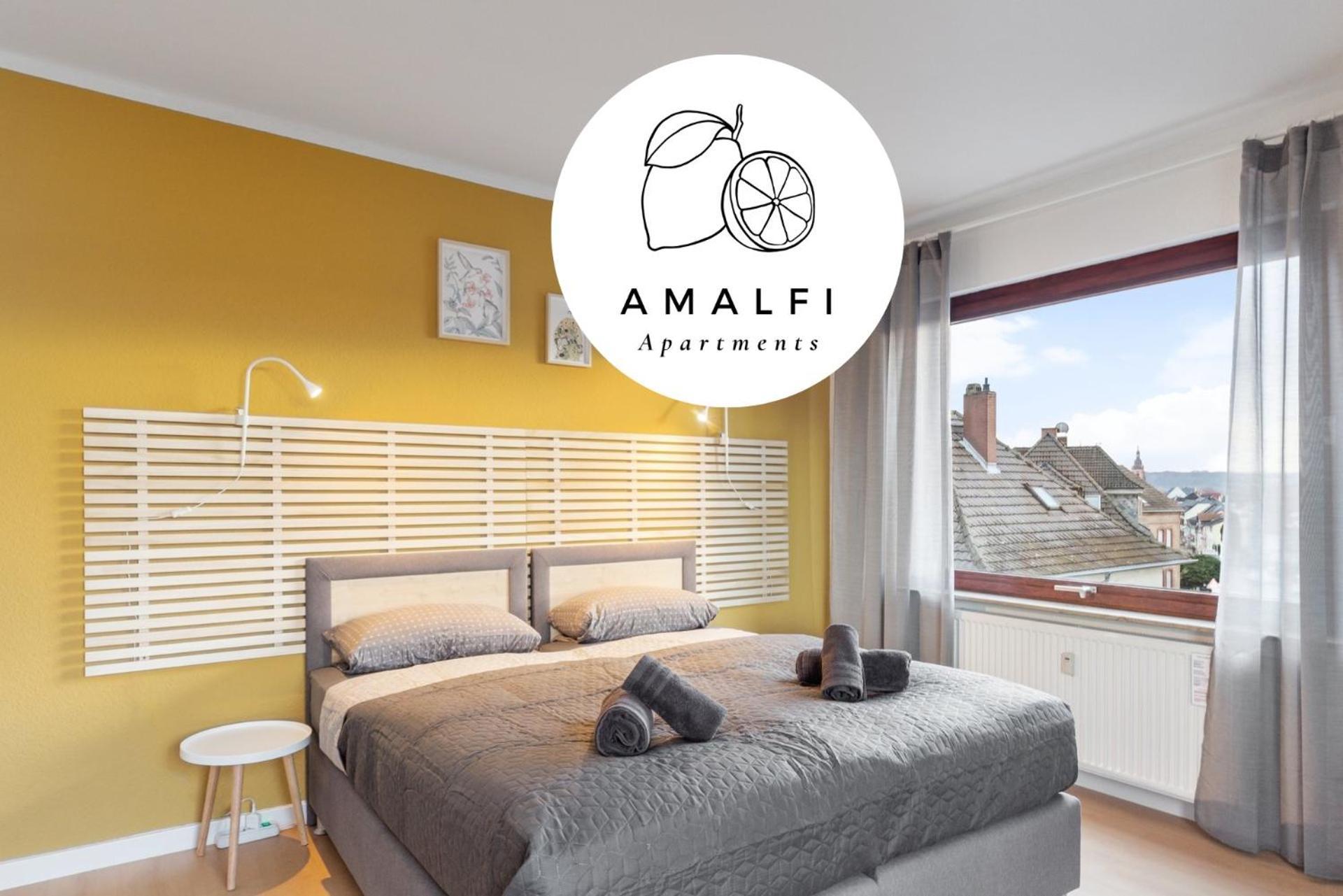 Amalfi A03 - 3 Zi.+ Bequeme Boxspringbetten + Smart Tv Apartment Eltville am Rhein