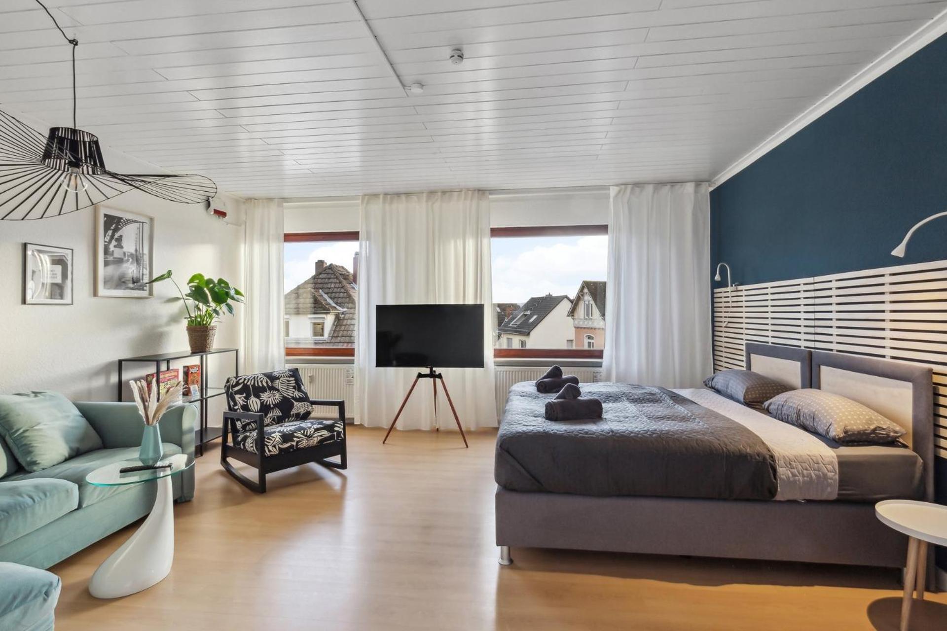 Apartment Amalfi A03 - 3 Zi.+ Bequeme Boxspringbetten + Smart Tv *